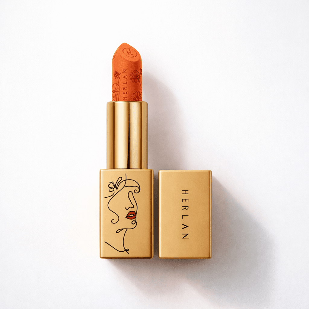 Herlan Cushion Matte Lipstick Terra Tango
