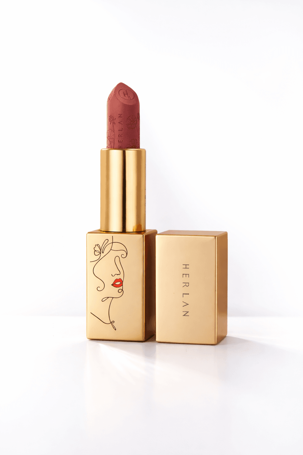 Herlan Cushion Matte Lipstick Flaming Hot