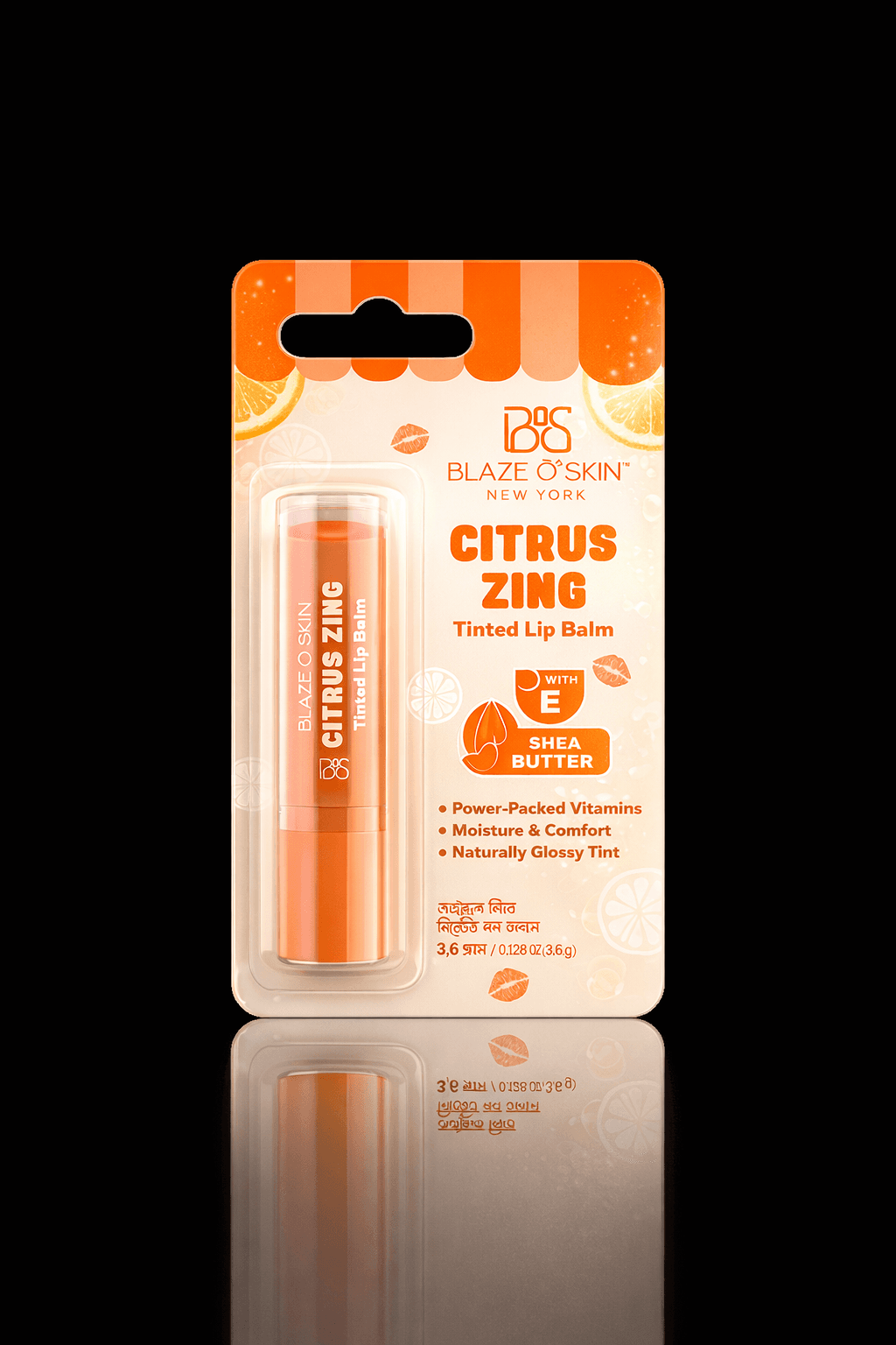 Blaze O’ Skin Citrus Zing Tinted Lip Balm 4.5gm